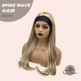 JBEXTENSION 24 Inches Long Curly Hair Blonde Headband Wig SPIKE WAVE HAIR - BLONDE