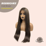 JBEXTENSION GENERATION FIVE 28 Inches Long Straight Cold Brown Wig RODRIGUEZ COLD BROWN G5