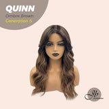 JBEXTENSION GENERATION FIVE 20 Inches Ombre Brown Body Wave Wig QUINN OMBRE BROWN G5