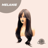 JBEXTENSION 26 Inches Soft Black Curly Wig MELANIE