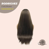 JBEXTENSION GENERATION FIVE 28 Inches Long Straight Cold Brown Wig RODRIGUEZ COLD BROWN G5