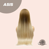 JBEXTENSION 26 Inches Light Blonde With Brown Root Straight Wig ASIS