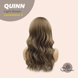 JBEXTENSION GENERATION FIVE 20 Inches Light Brown Body Wave Wig QUINN LIGHT BROWN G5