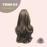 JBEXTENSION GENERATION FIVE 24 Inches Dark Brown With Highlight Women Wig TRINI G5