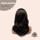 JBEXTENSION 18 Inches Curly Dark Brown Headband Wig HAIR-ATHON - DARK BROWN