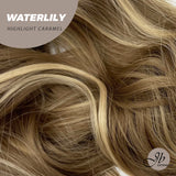JBEXTENSION 22 pulgadas Cola de caballo Coulisse rizado 【WATERLILY】