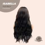 JBEXTENSION 24 Inches Soft Black Body Wave Pre-Cut Frontlace Wig ISABELLA SOFT BLACK