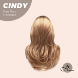 JBEXTENSION 20 Inches Strawberry Blonde Curly Pre-Cut 9X6 U Lace Free Part Frontlace Glueless Wig CINDY