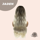 JBEXTENSION 26 Inches Light Blonde Body Wave Women Wig JADEN