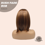 JBEXTENSION 12 Inches Short Hair Auburn Highlight Headband Wig RUSH FADE BOB - AUBURN