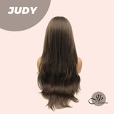 JBEXTENSION 26 Inches Long Curly Brown Color Wig JUDY