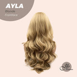 JBEXTENSION 24 Inches Body Wave Blonde Pre-Cut Frontlace Wig AYLA BLONDE