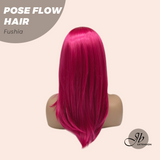 JBEXTENSION 18 Inches Fushia Headband Wig POSE FLOW HAIR - FUSHIA