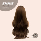 Get the look with our Pre-Cut Frontlace Glueless Wig EMMIE MOCHA BROWN