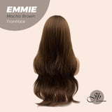 Get the look with our Pre-Cut Frontlace Wig EMMIE MOCHA BROWN