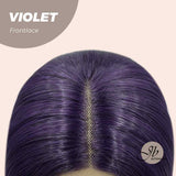 JBEXTENSION 26 Inches Dark Purple Color Long Straight Frontlace Glueless Wig VIOLET