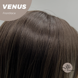 JBEXTENSION 16 Inches Mix Blonde Women Pre-Cut Frontlace Glueless Wig VENUS