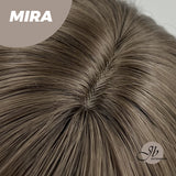 JBEXTENSION 15 Inches Cold Brown Wig With Bangs MIRA