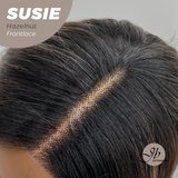 JBEXTENSION 16 Inches Hazelnut Women Pre-Cut Frontlace Glueless Wig SUSIE HAZELNUT