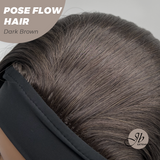 JBEXTENSION 18 Inches Dark Brown Headband Wig POSE FLOW HAIR - DARK BROWN