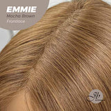 Get the look with our Pre-Cut Frontlace Wig EMMIE MOCHA BROWN