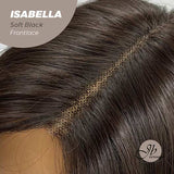 JBEXTENSION 24 Inches Soft Black Body Wave Pre-Cut Frontlace Wig ISABELLA SOFT BLACK