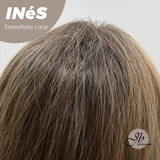 JBEXTENSION 22 Inches Mix Blonde Pre-Cut Snowflake Lace Frontlace Glueless Wig INéS SNOWFLAKE【PERMATEASE】【BENDY EAR TABS】