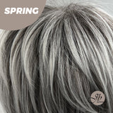 HOT OF SEASON - Pixie Cut Silver Fashion Women Wig SPRING