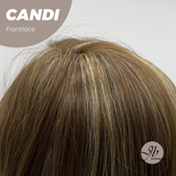 JBEXTENSION 20 Inches Dark Hazelnut Pre-Cut Side Part Frontlace Glueless Wig CANDI