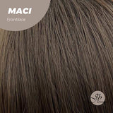 JBEXTENSION 10 Inches Bob Cut Brown Side Part Frontlace Glueless Wig MACI