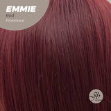 Olivia's Pick-26 Inches Curly Women Red Wig Pre-Cut Frontlace Glueless Wig EMMIE RED