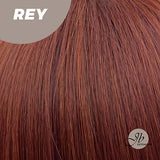 JBEXTENSION 22 Inches Wolf Cut Red Wig With Bangs REY