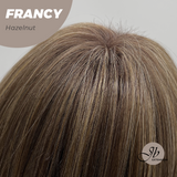 JBEXTENSION 18 Inches Hazelnut Women Fashion Full Machine Wig FRANCY HAZELNUT【PLUS PERMATEASE】【BENDY EAR TABS】