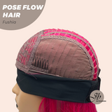 JBEXTENSION 18 Inches Fushia Headband Wig POSE FLOW HAIR - FUSHIA
