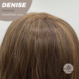 JBEXTENSION 24 Inches Caramel Wave Pre-Cut Snowflake Lace Frontlace Glueless Wig DENISE CARAMEL【PERMATEASE】【BENDY EAR TABS】