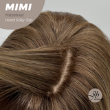 JBEXTENSION 16 Inches Scalpiana 3.5X4 Hard Silky Top Natural Scalp Effect Hazelnut Body Wave Wig With Bangs Wig MIMI SILKY TOP HAZELNUT