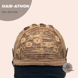 JBEXTENSION 18 Inches Curly Mix Blonde Headband Wig HAIR-ATHON - MIX BLONDE