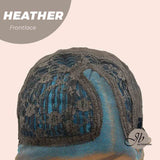 JBEXTENSION 15 Inches Blue Straight Side Part Frontlace Wig HEATHER