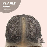 JBEXTENSION 24 Inches Body Wave Light Brown With Highlight Pre-Cut Frontlace Glueless Wig CLAIRE LIGHT