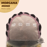 JBEXTENSION MORGANA MONO Monofilament Handmade Wig 6X5 Full Monofilament Hand Tied Top Wig 13 Inches Hazelnut Blonde Highlight Mono Lace Wig With Anti-slip Silicone Strips Glueless Wig MORGANA MONO【BENDY EAR TABS】