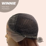 Nichole's Selection - 26 Inches Copper Curly Fiber X, Tangle Less Pre-Cut Free Part Frontlae Glueless Wig WINNIE