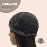 JBEXTENSION 10 Inches Bob Cut Cold Brown Straight Pre-Cut Frontlace Glueless Wig PAULINA COLD BROWN