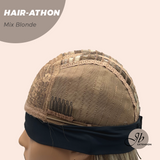 JBEXTENSION 18 Inches Curly Mix Blonde Headband Wig HAIR-ATHON - MIX BLONDE
