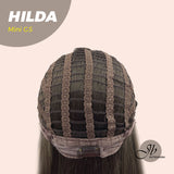 HOT OF SEASON - Mini G5 28 Inches Long Cold Brown Straight Wig With Bangs HILDA