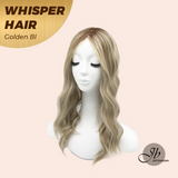 JBEXTENSION 14inch|18inch Clip-In Snowflake Lace Wave Straight Hair Topper Monofilament– Crown & Hairline Coverage WHISPERHAIR