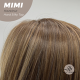 JBEXTENSION 16 Inches Scalpiana 3.5X4 Hard Silky Top Natural Scalp Effect Hazelnut Body Wave Wig With Bangs Wig MIMI SILKY TOP HAZELNUT
