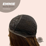 Get the look with our Pre-Cut Frontlace Glueless Wig EMMIE MOCHA BROWN