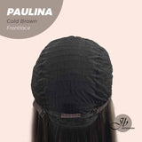 JBEXTENSION 10 Inches Bob Cut Cold Brown Straight Pre-Cut Frontlace Glueless Wig PAULINA COLD BROWN