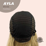 JBEXTENSION 24 Inches Body Wave Blonde Pre-Cut Frontlace Glueless Wig AYLA BLONDE