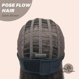 JBEXTENSION 18 Inches Dark Brown Headband Wig POSE FLOW HAIR - DARK BROWN